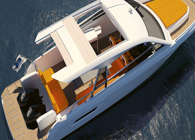 Bavarianin ilk outboard modeli vida 33